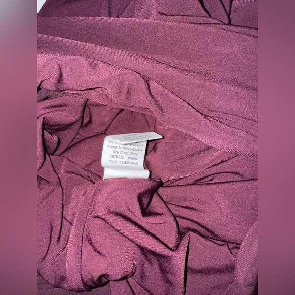 NWOT HOUSE OF CB Milena Corset dark cherry Maxi Dress sz XL - Picture 9 of 10